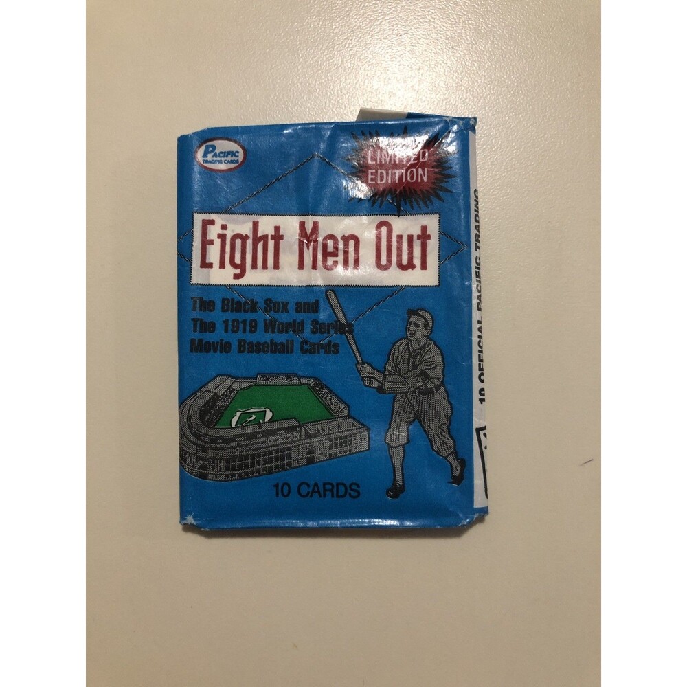 1988 Pacific EIGHT MEN OUT Baseball Trading Cards in open wrapper Vintage Rare